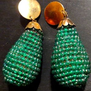 Late 1930s really cool antique dangle earrings